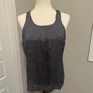 White House Black Market Gray Tank, Size XS